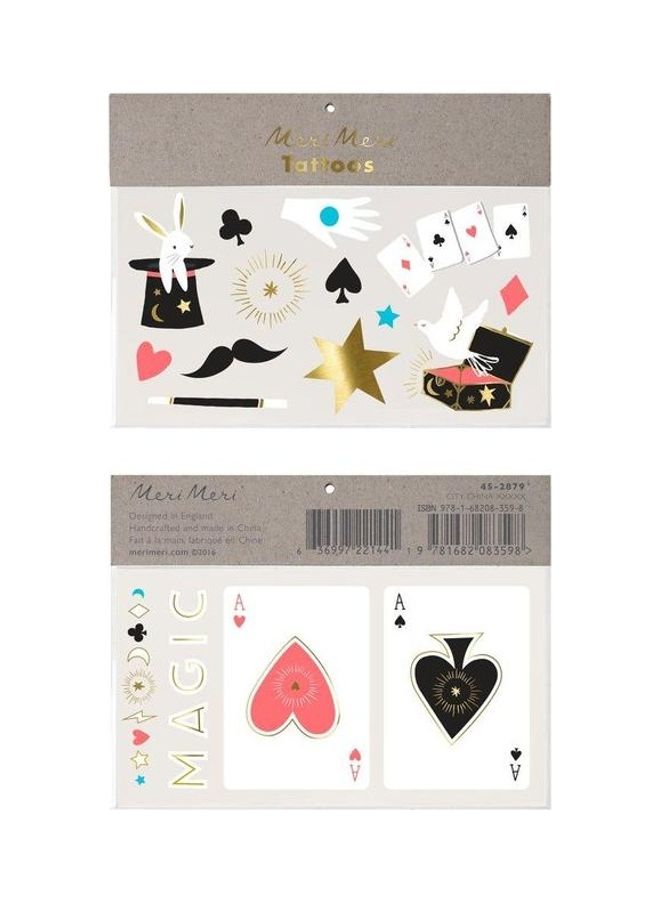 Meri Meri - 2-Pack Magic Large Tattoos - Image 1