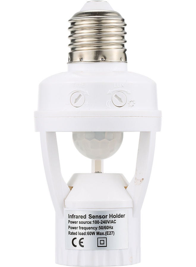 جهاز استشعار الحركة بالأشعة تحت الحمراء السلبية بزاوية 360 درجة أبيض - Image 1