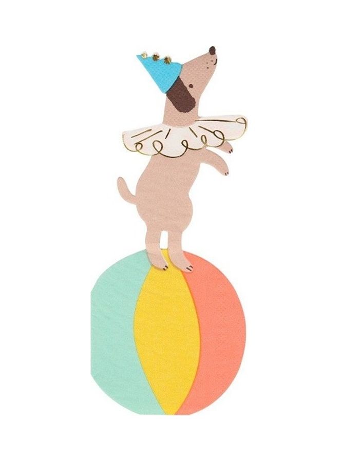 Meri Meri Circus Dog Napkin 