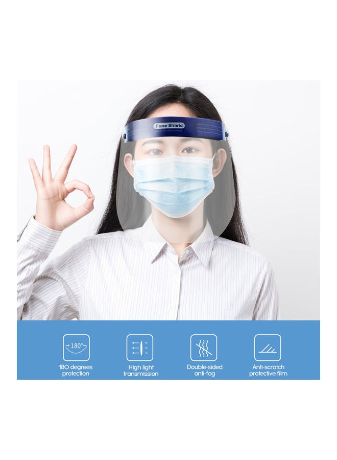 10-Piece Transparent Anti-fog Face Shield Cover - Image 3