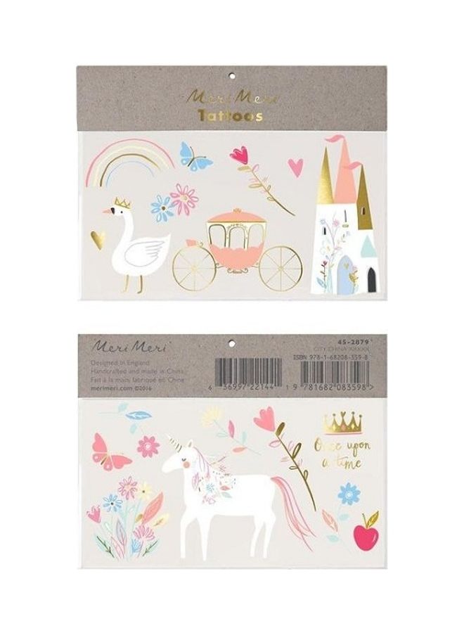 Meri Meri 2-Pack Princess Tattoos 