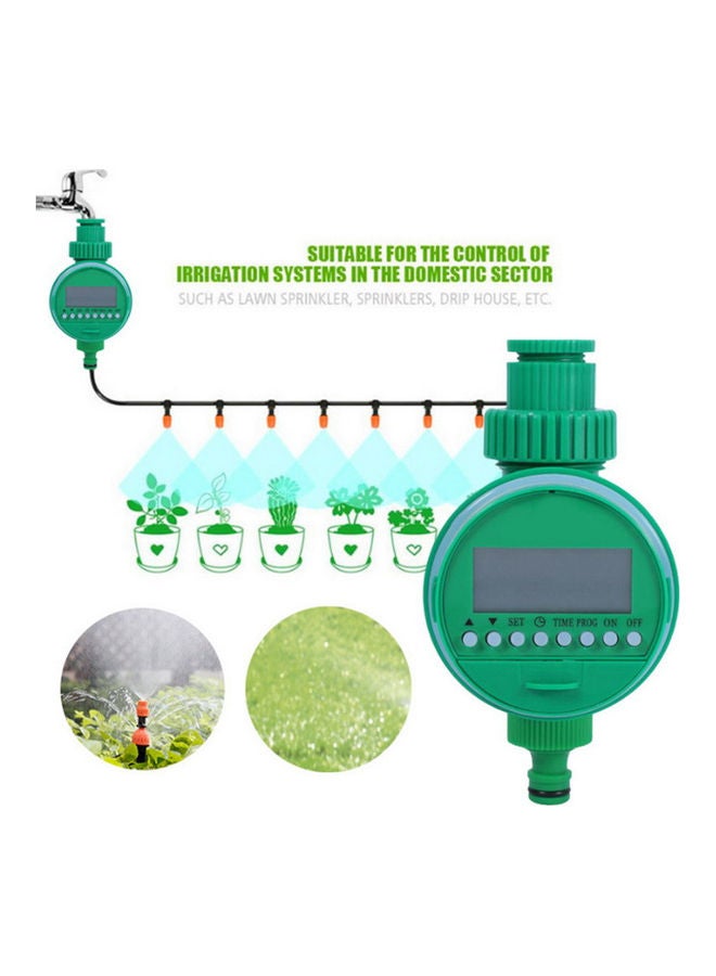 مؤقت مياه تلقائي أخضر