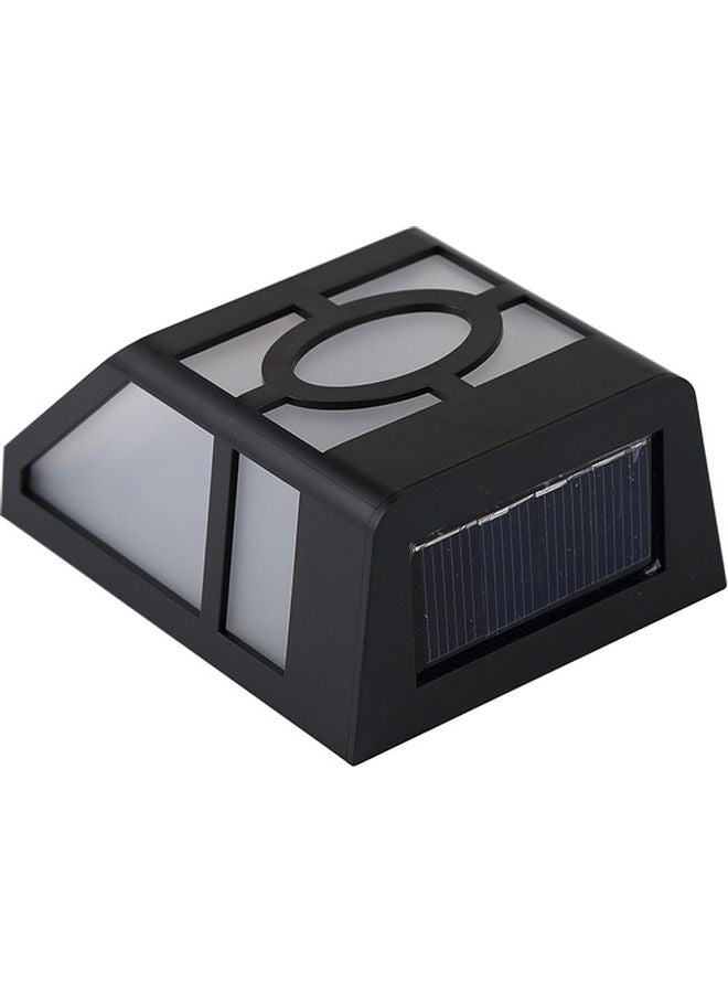 Wall Mount Fence Lights Solar Powered LED Light Sensor Yellow - Image 4
