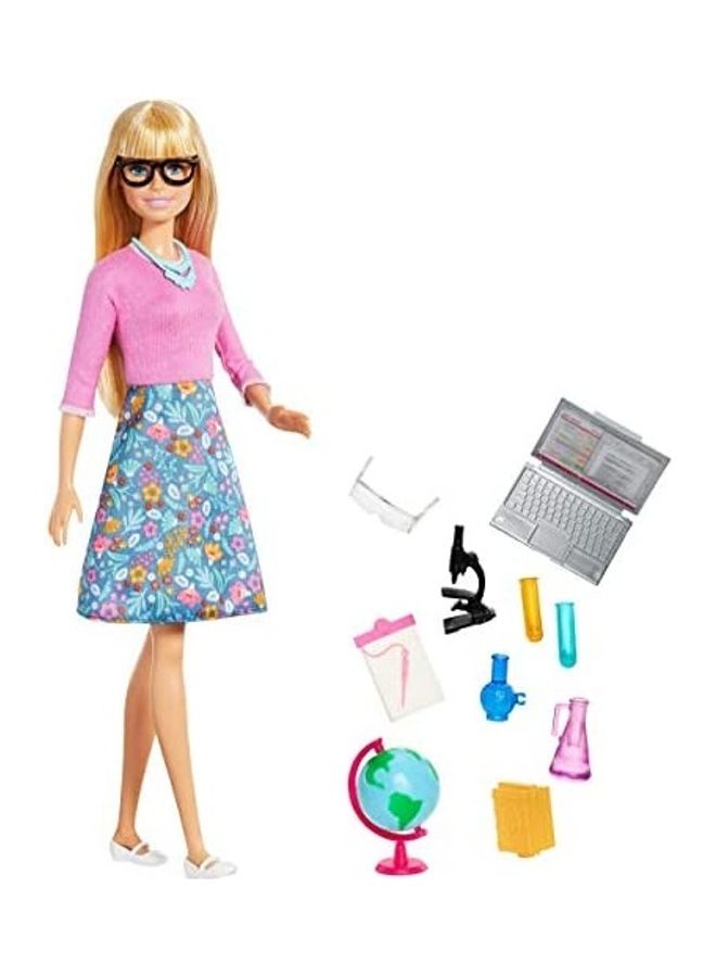 Mattel Games Barbie Career Teacher Doll Playset - Image 1