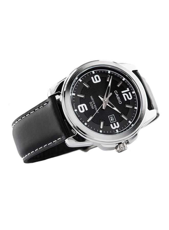 CASIO Men's Enticer Analog Watch MTP1314L-8AV - 50 mm - Black - Image 5