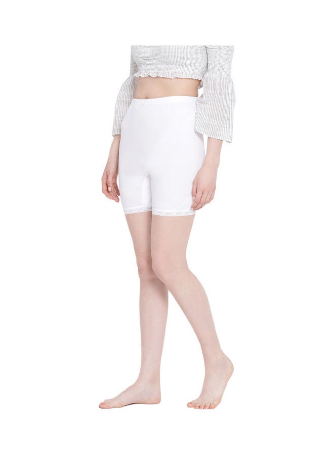 High Waist  Slim Comfortable Inner Shorts Ivory - v1619714828/N47032338V_2