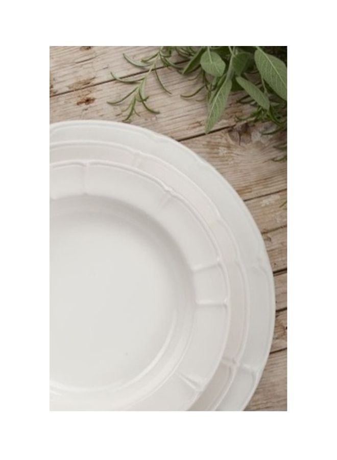 أركوتشي طبقٌ من البورسلان . أبيض 20x1سم - Image 3