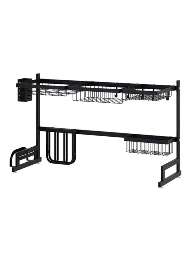 Over The Sink Dish Rack Black 65x52x32cm  - Image 1