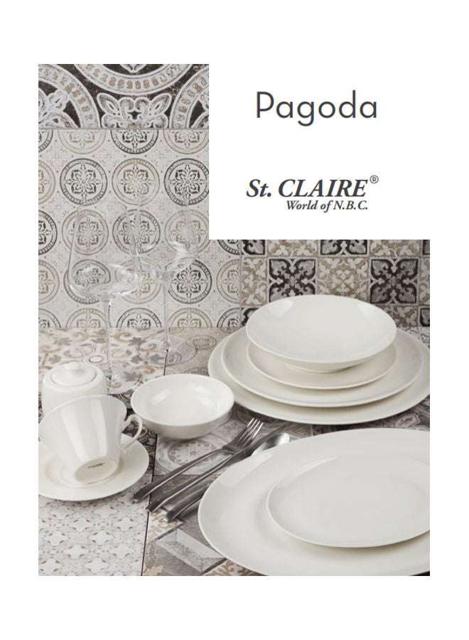 أركوتشي طبق فواكه Cm.21 "باغودا" صيني فاخر - Image 2