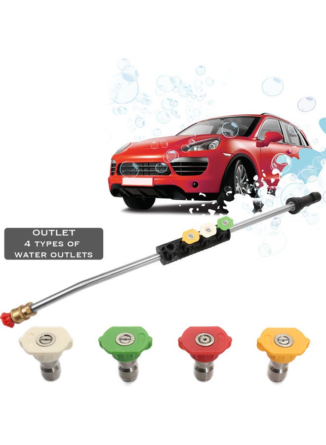 Generic - High Pressure Car Wash Jet Lance For Karcher K Series With 4 Nozzle Tips Multicolour - Image 1