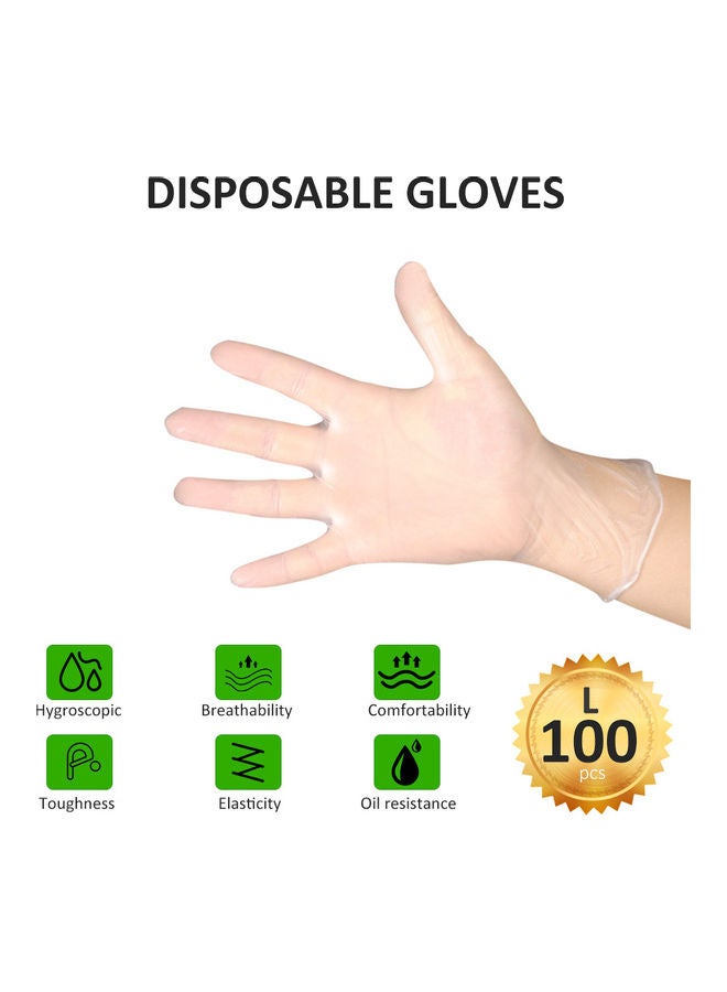 100-Piece Disposable Gloves - Image 1