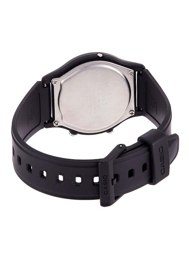 CASIO Men's Resin Analog And Digital Watch AW-49HE-2AVDF - 38 mm - Black - Image 2