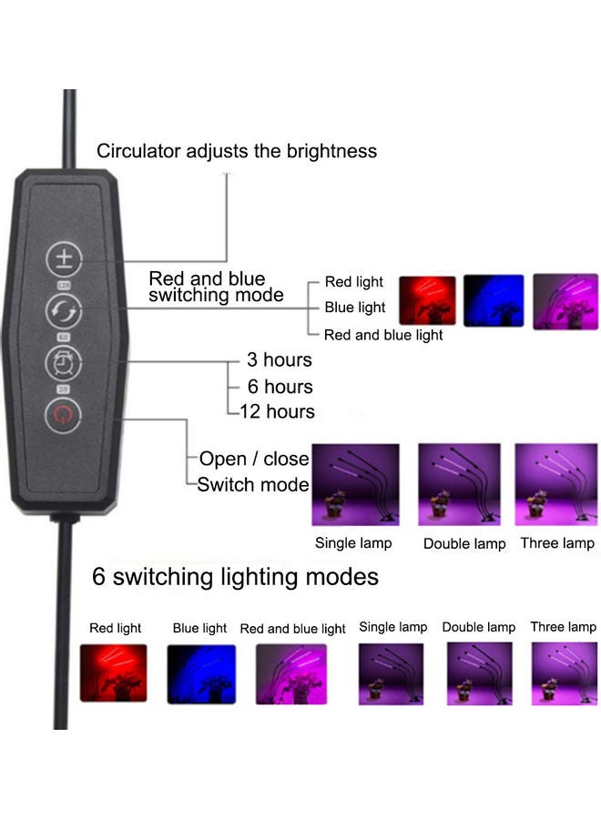 LED Grow Light Full Spectrum Fitolampy Multicolour