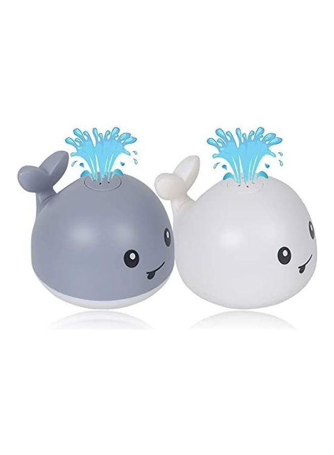 2-Pack Spray Water Whale Bathtub Toy - Image 1