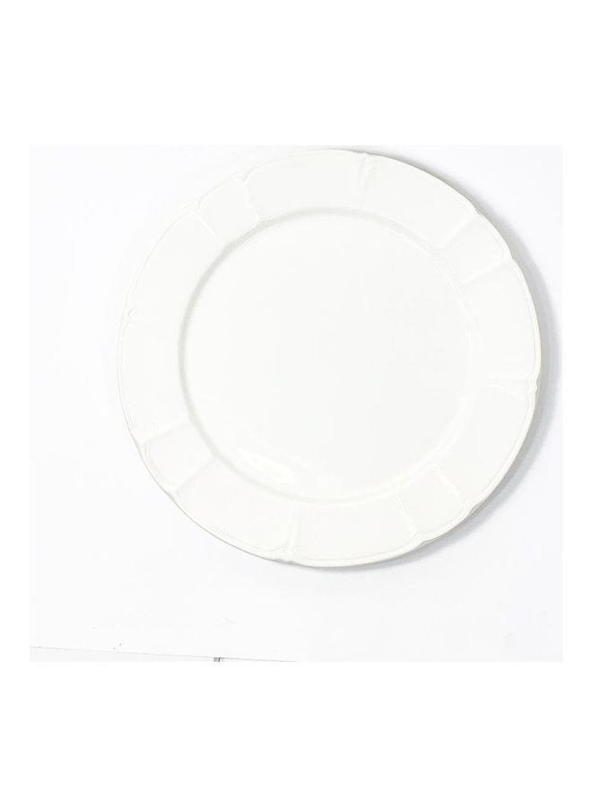 أركوتشي طبقٌ من البورسلان . أبيض 31x2سم - Image 1