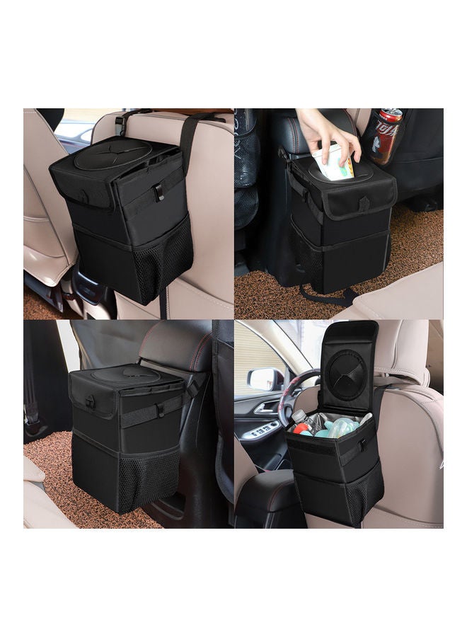 Multifunctional Waterproof Folding Car Trash Bag 6L Black