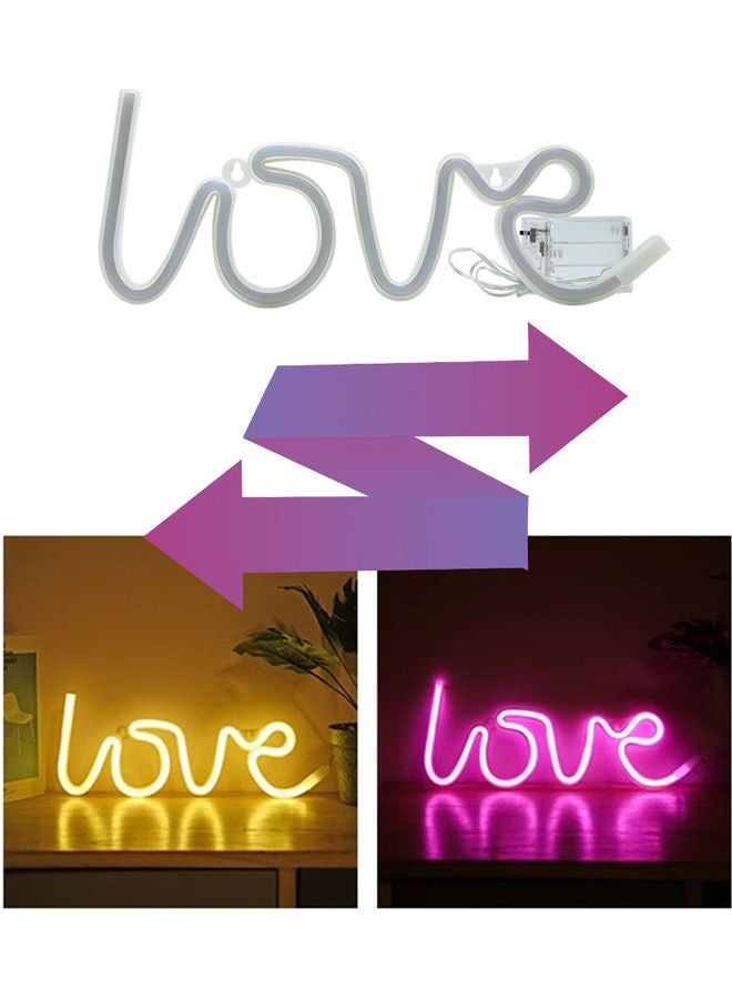 Love Neon Signs LED Light Pink  - Image 2