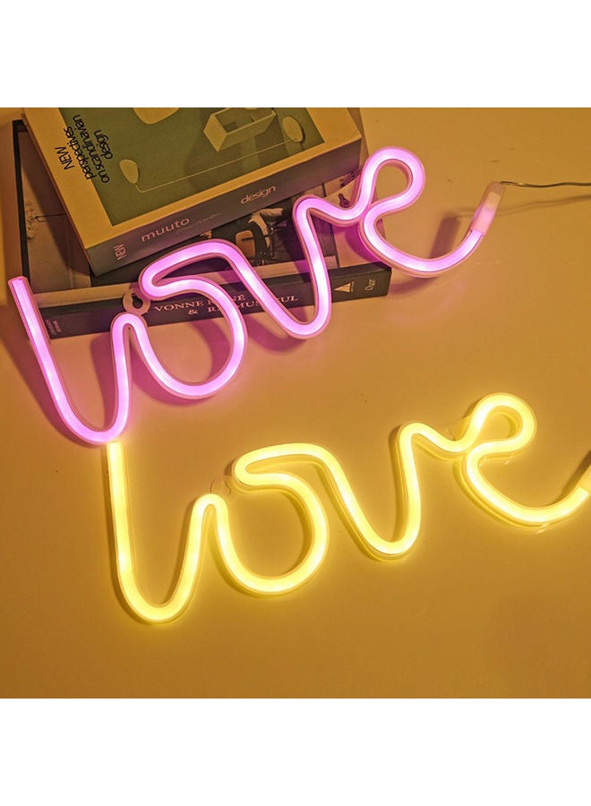 Love Neon Signs LED Light Pink  - Image 3