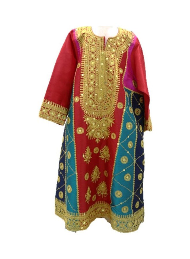 Al Darzy Bahraini Traditional Jalabiya Multicolour - v1619718677/N47043517V_1