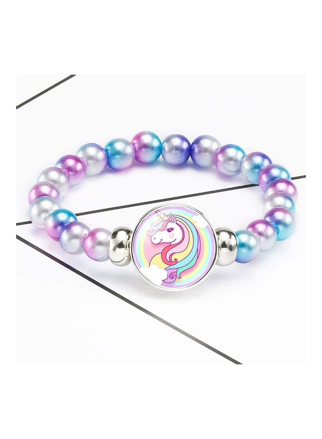 Generic - Faux Pearl Beads Unicorn Bracelet - Image 1