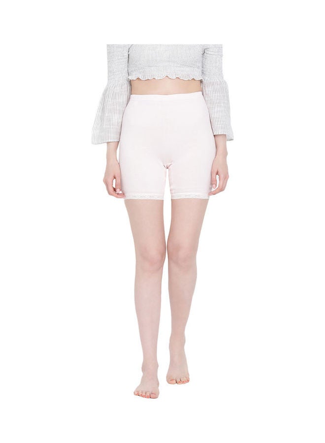 BYC High Waist  Slim Comfortable Inner Shorts Baby Pink - Image 2