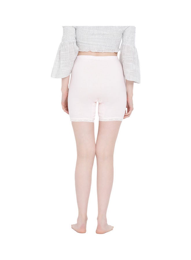 BYC High Waist  Slim Comfortable Inner Shorts Baby Pink - Image 4