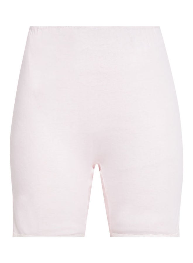 BYC High Waist  Slim Comfortable Inner Shorts Baby Pink - Image 5