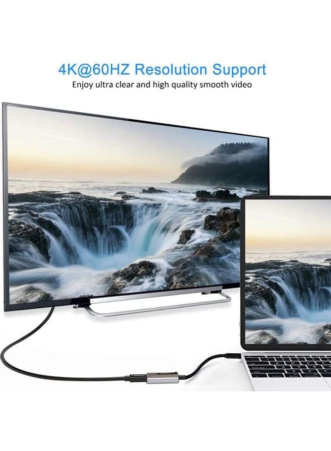 onten USB Type-C to 4K X 2K HDMI Adapter Grey  - Image 5