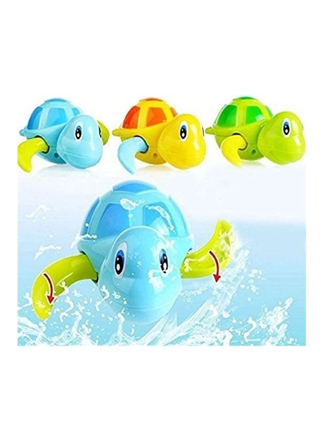مجموعة ألعاب على شكل سلحفاة تعمل بزنبرك لحوض الاستحمام مكونة من 3 قطع - Image 2