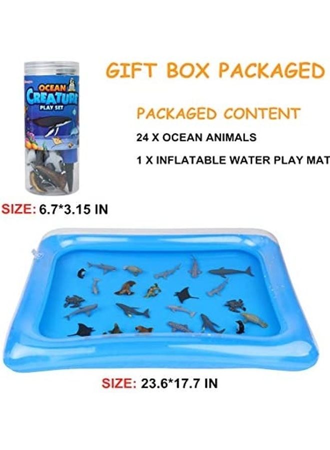 24-Piece Sea Animal with Inflatable Water Mat  - Image 3