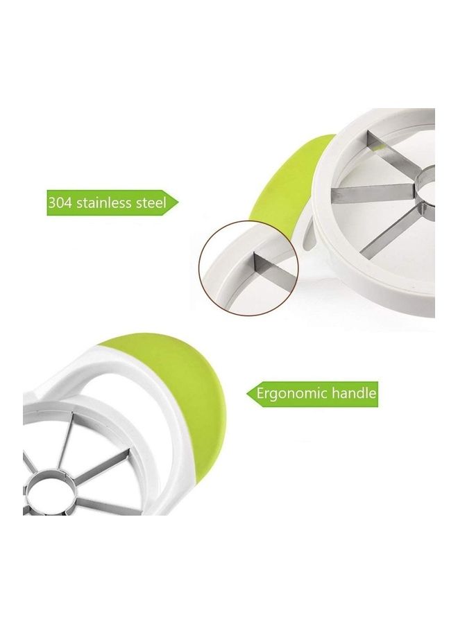 Stainless Steel Apple Slicer White/Green  - Image 2