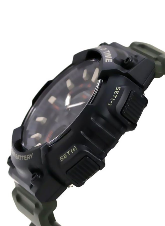 CASIO - Men's Water Resistant Round Resin Digital Watch  Aeq-110W-3A - Image 1