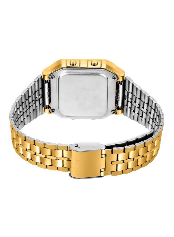 كاسيو ساعة كوارتز رقمية من الستانلس ستيل A500WGA-9D للرجال - Image 4