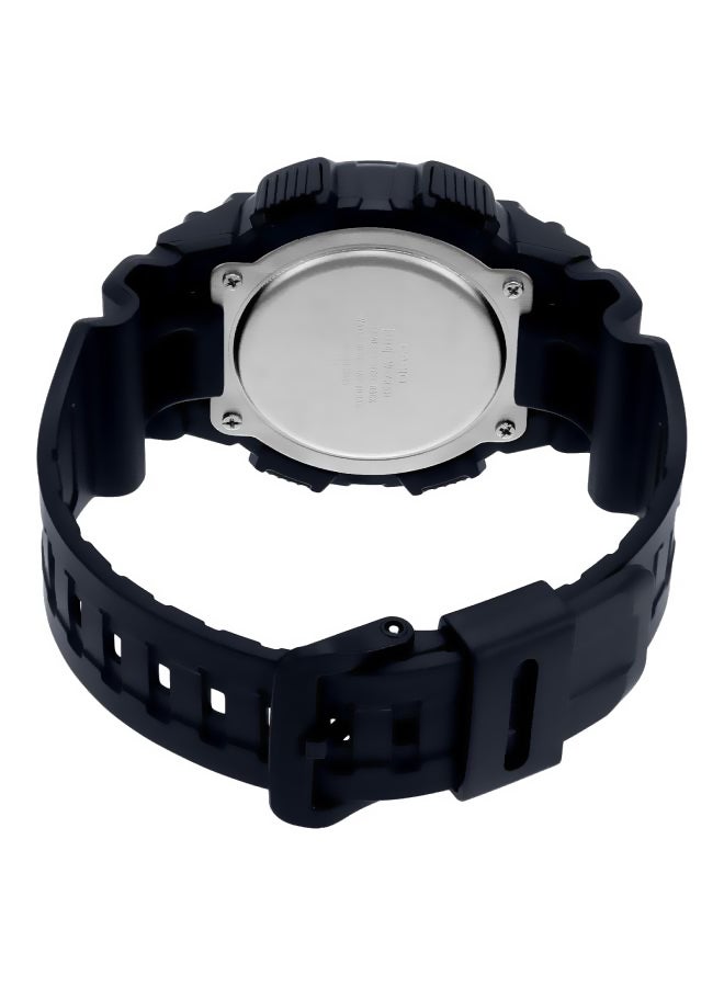 CASIO Men's Wrist Watch Water Resistant Hexagon Resin Digital W-737H-1A2 - 46mm - Black - Image 2