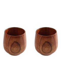 2-Piece Wooden Tea Cup Set Brown - v1619756389/N47059268A_1