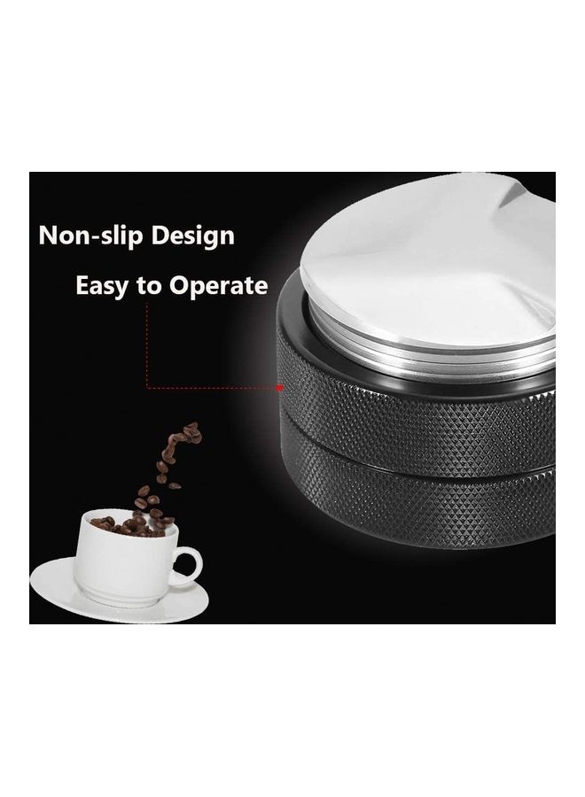 XiuWoo 58mm Non-slip Coffee Tamper Black/Silver  - Image 3