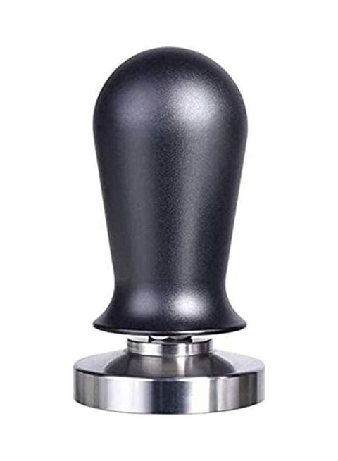 51mm Coffee Tamper with Spring Loaded Handle Silver/Black