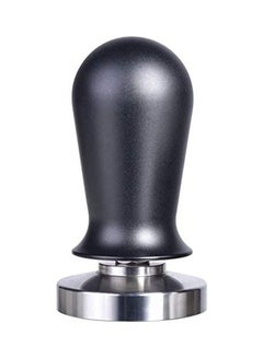 XiuWoo Flat Coffee Tamper With Aluminum Handle Black/Silver 51mm  - Image 1