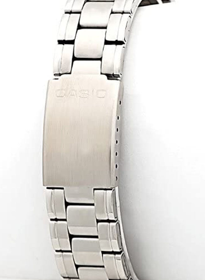 كاسيو ساعة يد بعقارب وسوار من الستانلس ستيل طراز MTP-1215A-1ADF للرجال - Image 4