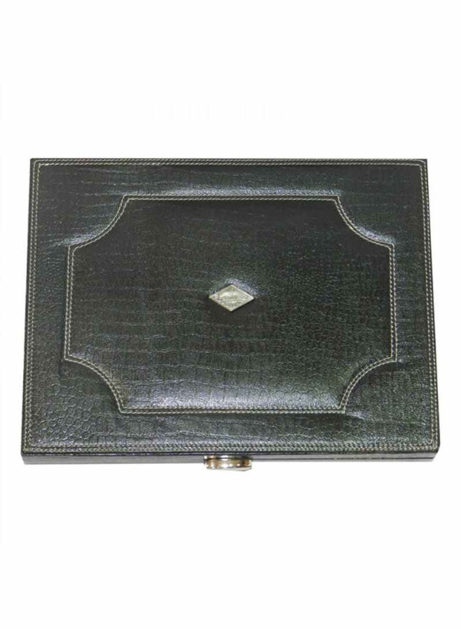 LAVERI LEATHER Genuine Leather Pen Storage Box Black  - Image 1