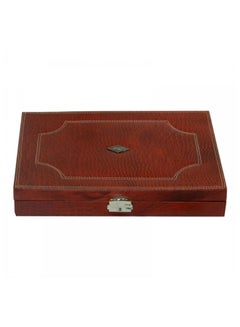 LAVERI LEATHER Genuine Leather Pen Storage Box Cherry  - Image 2