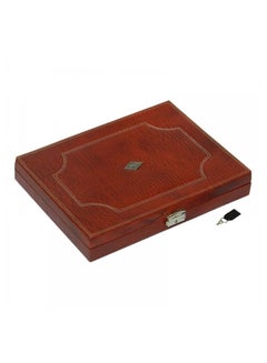 LAVERI LEATHER Genuine Leather Pen Storage Box Cherry  - Image 3