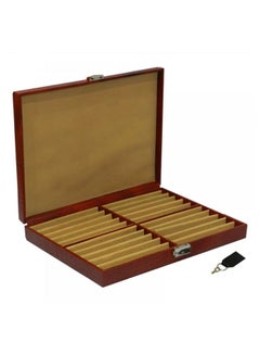 LAVERI LEATHER Genuine Leather Pen Storage Box Cherry  - Image 4