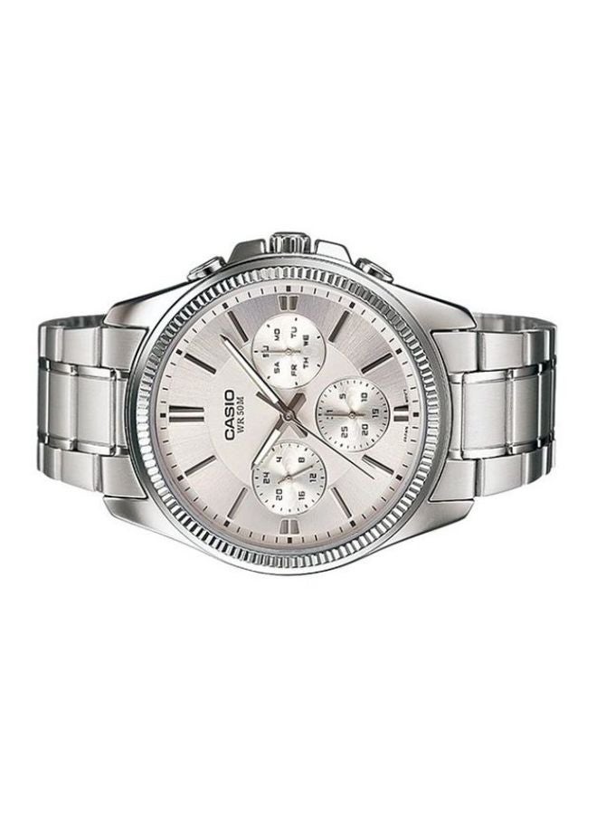 كاسيو ساعة ستانلس ستيل كوارتز رقمية MTP-1375D-7AVDF للرجال - Image 5
