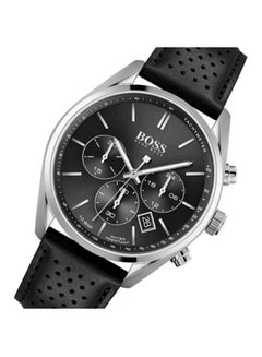 HUGO BOSS Men's Champion Black Dial Watch  - Image 4