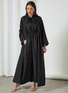 7EVENTY3 Jacquard Jumpsuit and Jacket Set Black  - Image 1
