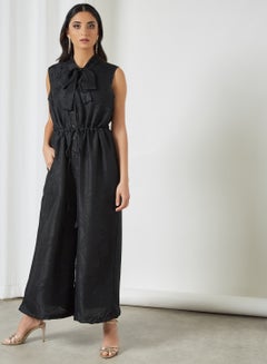 7EVENTY3 Jacquard Jumpsuit and Jacket Set Black  - Image 2