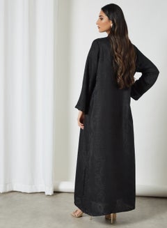 7EVENTY3 Jacquard Jumpsuit and Jacket Set Black  - Image 4