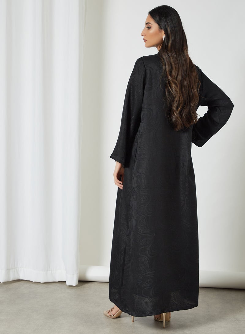 7EVENTY3 Jacquard Jumpsuit and Jacket Set Black  - Image 4