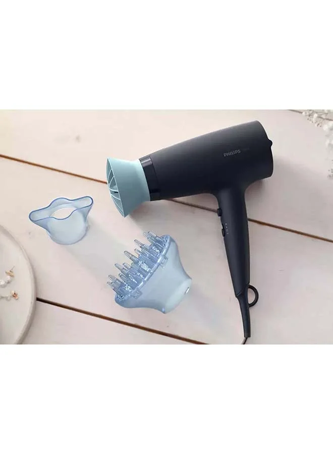 فيليبس 3000 Hair Dryer BHD360/23, 2 Years Warranty Black